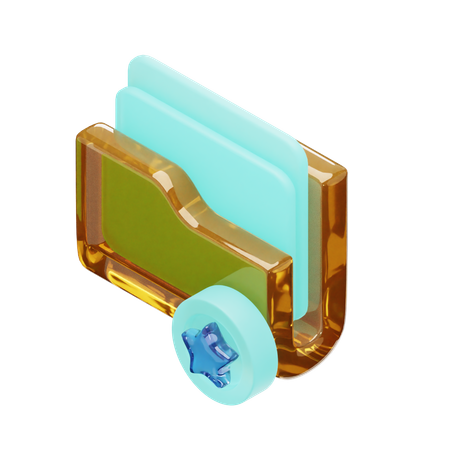 Favorite Folder  3D Icon