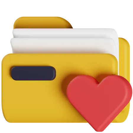 Favorite Folder 3D Icon