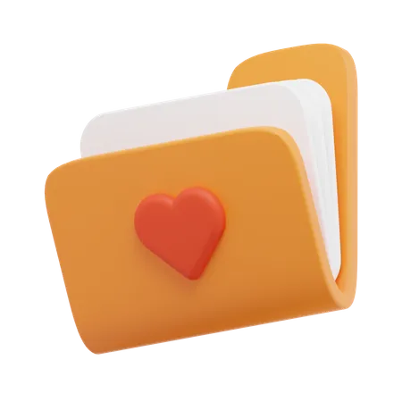 Favorite Folder  3D Icon