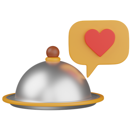 好きな食べ物  3D Icon