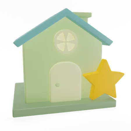 Favorite Home  3D Icon