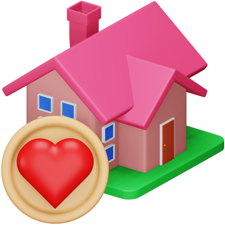 Favorite Home 3D Icon