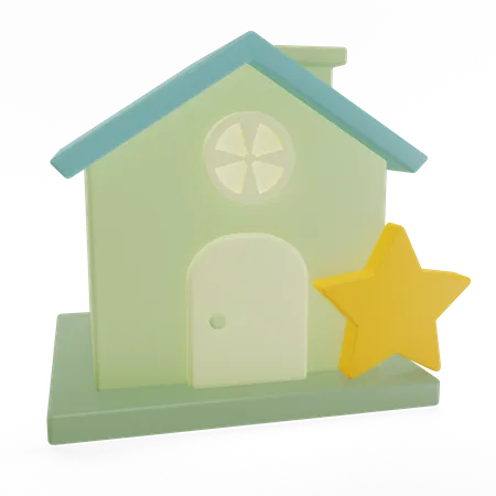 Favorite Home 3D Icon