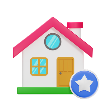 Favorite house  3D Icon