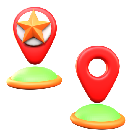 Favorite Location  3D Icon