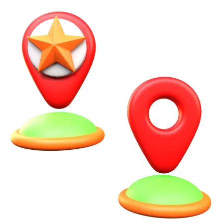Favorite Location  3D Icon