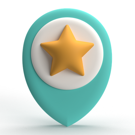 Favorite Location  3D Icon