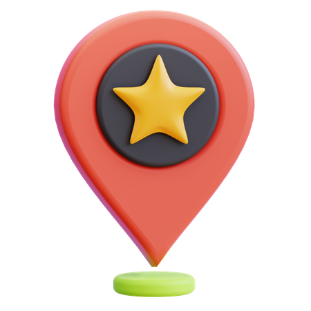 Favorite Location  3D Icon