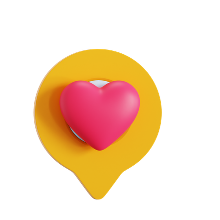 Favorite Location  3D Icon