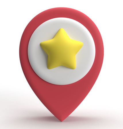 Favorite Location  3D Icon