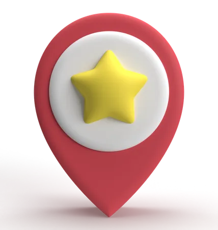 Favorite Location  3D Icon