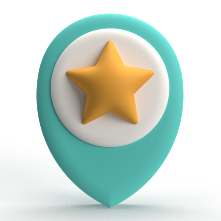 Favorite Location  3D Icon