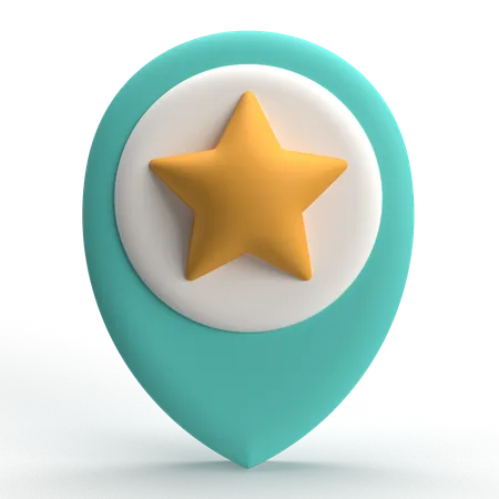 Favorite Location  3D Icon