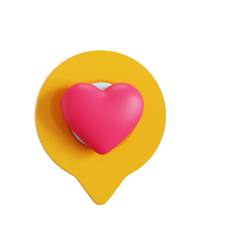 Favorite Location  3D Icon