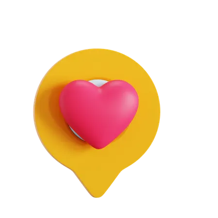Favorite Location  3D Icon