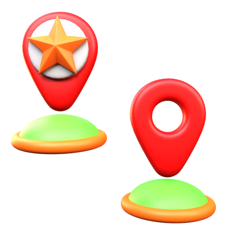 Favorite Location  3D Icon