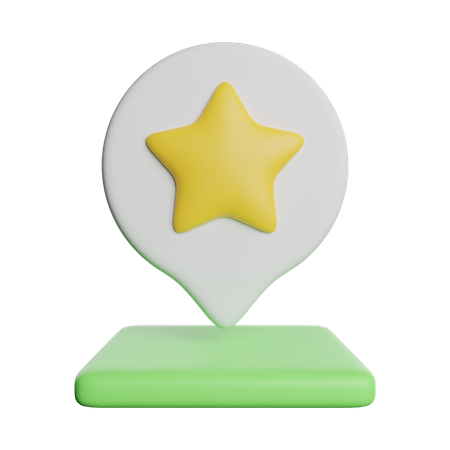 Favorite Location  3D Icon