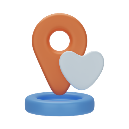 Favorite Location  3D Icon