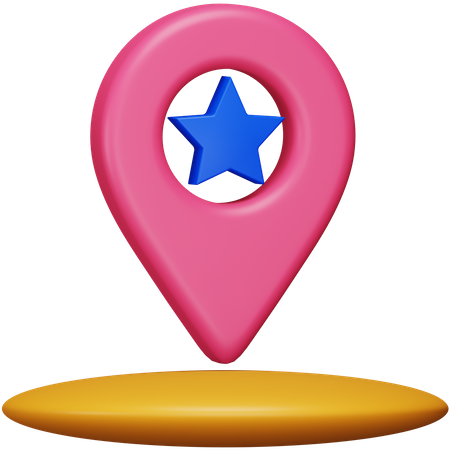 Favorite Location 3D Icon