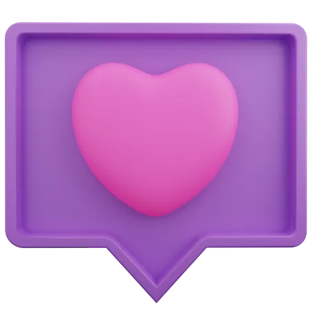 Favorite Love Feedback  3D Icon