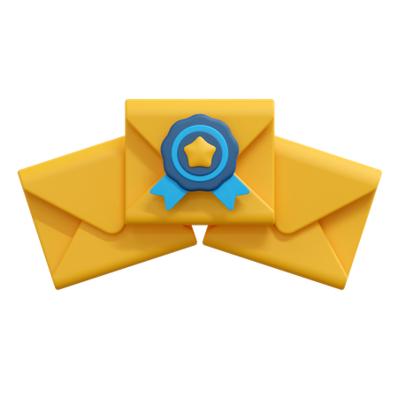 Favorite mail message  3D Icon