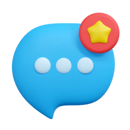 Favorite message  3D Icon