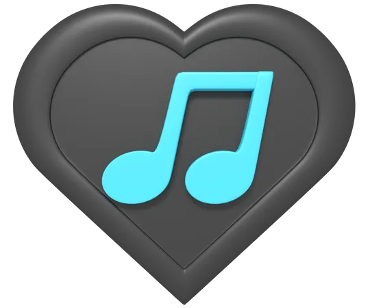 Faforite Music Love 3D Icon