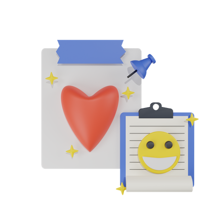 Favorite Notes  3D Icon