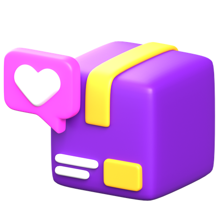 Favorite Package  3D Icon