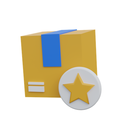 Favorite Package 3D Icon