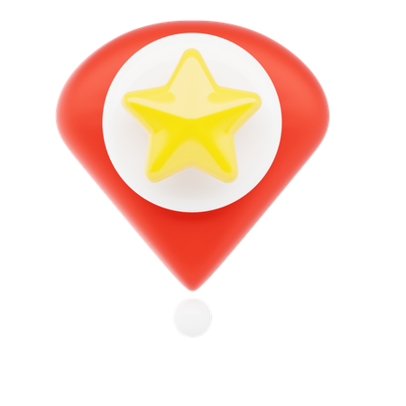 Favorite Pin  3D Icon