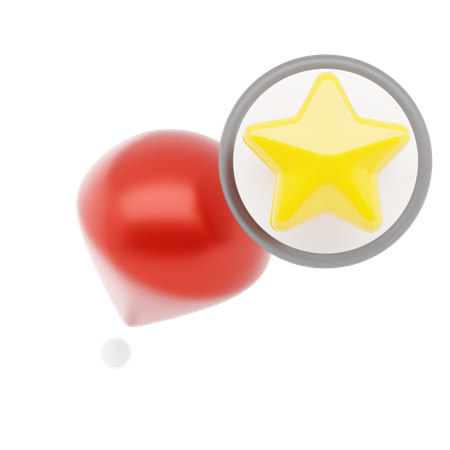 Favorite Pin  3D Icon