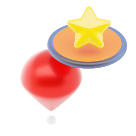 Favorite Pin  3D Icon