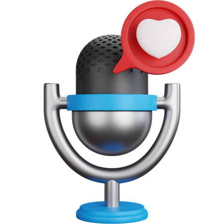 Favorite Podcast  3D Icon