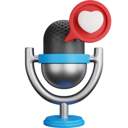 Favorite Podcast  3D Icon