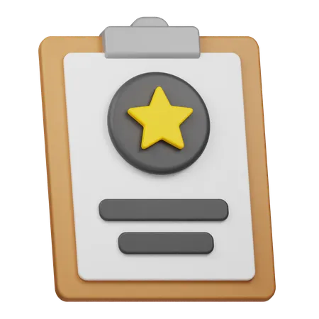 Favorite Report  3D Icon