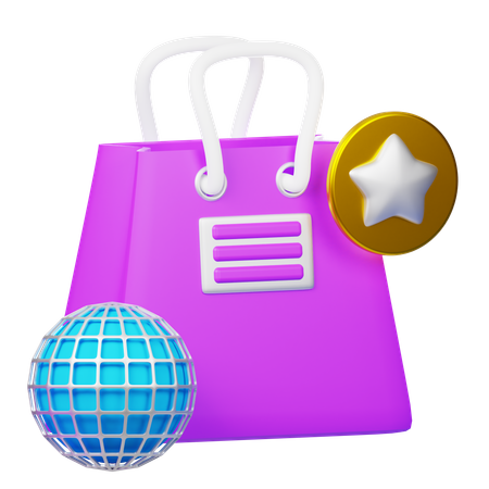 Favorite Shopping  3D Icon