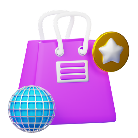 Favorite Shopping  3D Icon