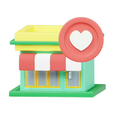 Favorite Store  3D Icon