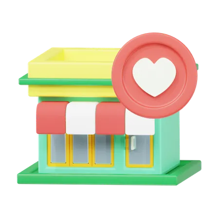 Favorite Store  3D Icon