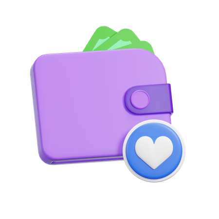 Favorite Wallet  3D Icon