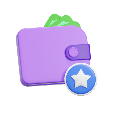 Favorite Wallet  3D Icon