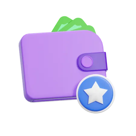 Favorite Wallet  3D Icon