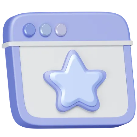 Favorite Website  3D Icon