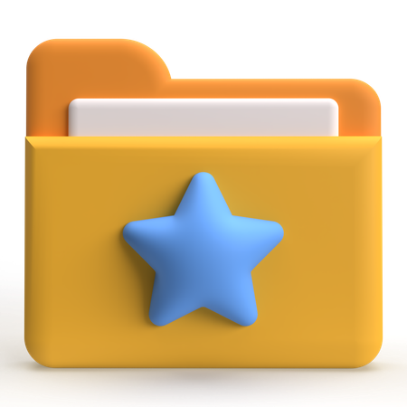 Favoritenordner  3D Icon