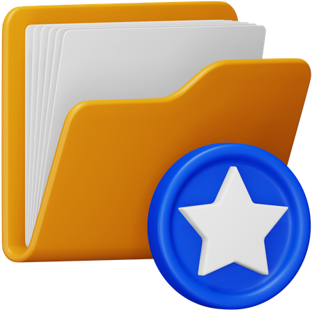 Favoritenordner  3D Icon