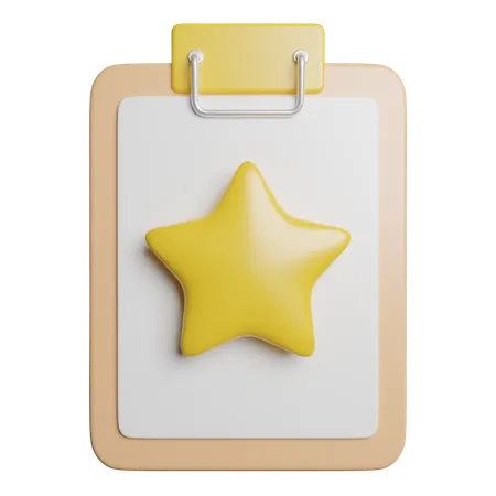 Favourite Star Bookmark 3D Icon