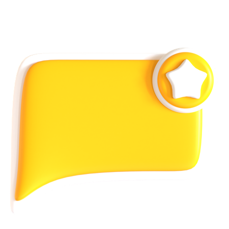 Favourite Chat  3D Icon