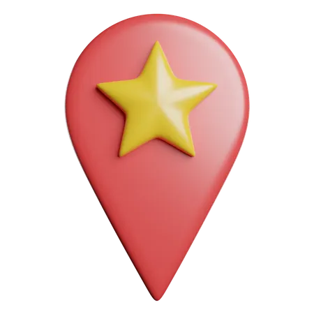 Favourite Location  3D Icon