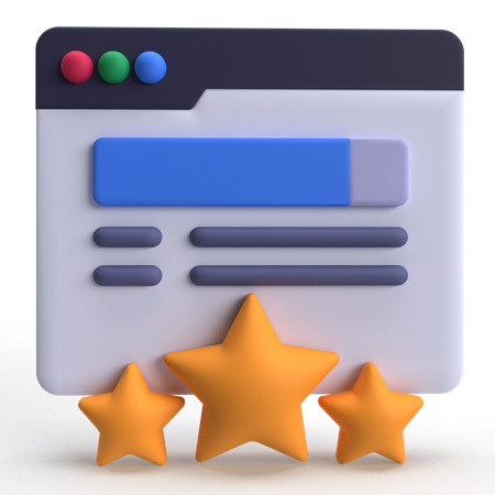 Favourite Page  3D Icon